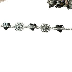 Vivienne Westwood Silver and Black Bracelet